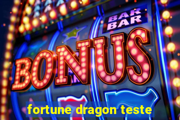 fortune dragon teste